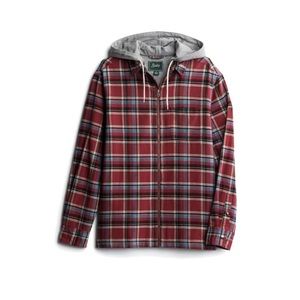 Maverick Hooded Flannel Shirt Jacket